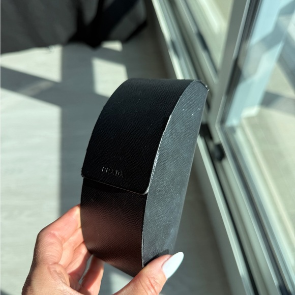 PRADA srp32p 57017 oversized black glossy sunglasses - Picture 11 of 16